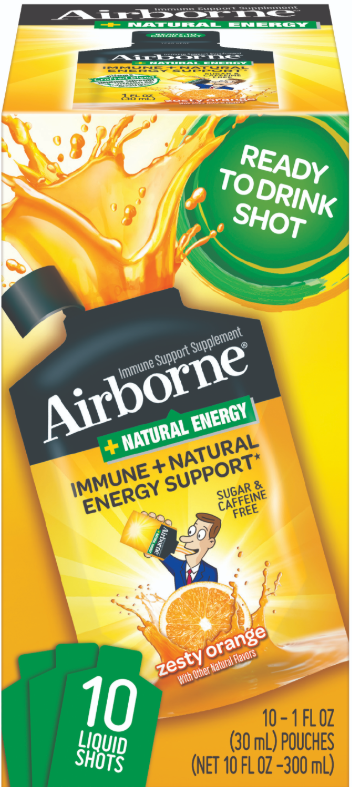 Airborne Plus Natural Energy Zesty Orange 